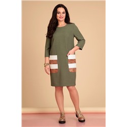 Liona Style 623 хаки, Платье