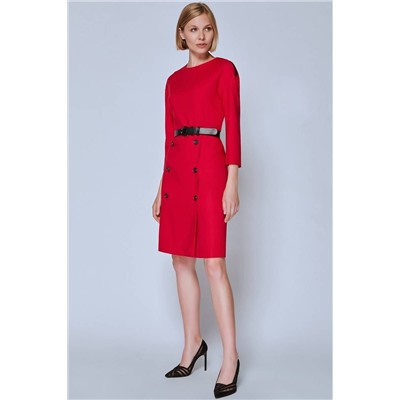 Bazalini 4327 красный, Платье