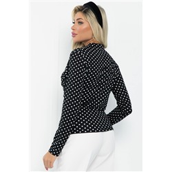 Лонгслив Тайна сердца (черный) Б12924-7М