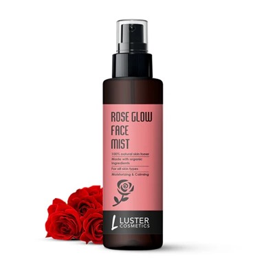 ROSE GLOW Face Mist, Luster (СИЯНИЕ РОЗЫ мист-тоник для лица, Ластер), 115 мл.