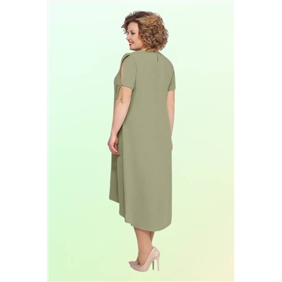 Vitol Fashion В-1060 оливка, Платье