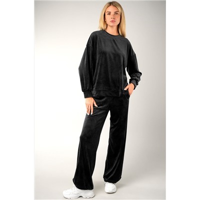 Женский велюровый костюм оверсайз Happyfox