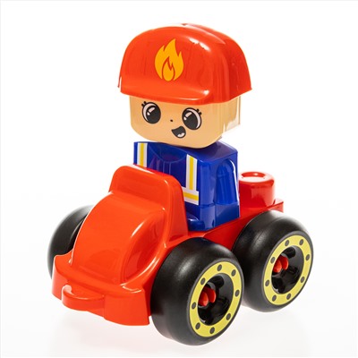 Конструктор пластиковый «Пожарная часть» 35 деталей Baby Blocks