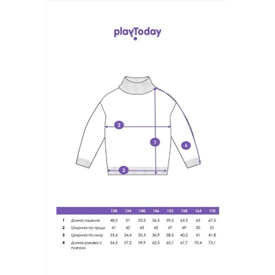 Свитер PLAYTODAY #1043610
