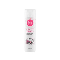READY 2 WHITE Pearl & Rose Serum Body Bath Cream, Cathy Doll (ОТБЕЛИВАЮЩИЙ крем для тела с сывороткой жемчуга и розы, Кэти Долл), 85 мл.