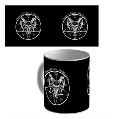 Кружка керамическая "Baphometh" (logo)