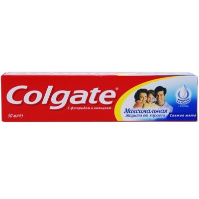 З.п.Colgate  50ml Максимальная защита от кариеса Свежая мята