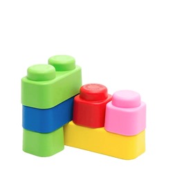 Мягкие кирпичики конструктор для самых маленьких (14 деталей)