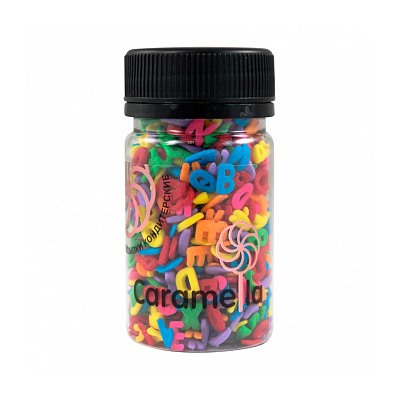 Посыпка кондитерская "Английский алфавит", 50 гр