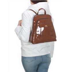 L92112 BROWN Сумка-рюкзак (искусственная кожа)