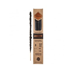 Natural Incense Stick AMBER, Sagrada Madre (Благовония серии Нэчрл АМБЕР, Саграда Мадре), уп. 8 палочек