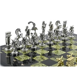 Шахматы подарочные с металлическими фигурами "Минотавр", 350*350мм
