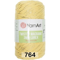 Пряжа Yarnart Macrame Twisted 3 Mm Lurex