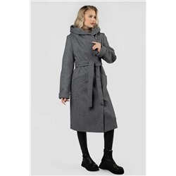 01-12059 Пальто женское демисезонное (пояс)