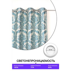 Шторы 10745 Аквамарин