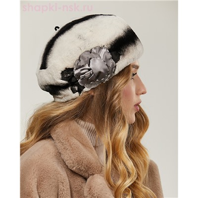 Француз Роза кролик рекс Берет женский (56-58)