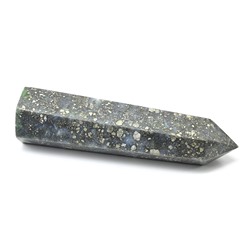 Агат с включениями пирита "Карандаш" 30*29*122мм, 217г