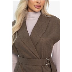 Жилет костюмный Жюлли (шоколад) Б14488-4М