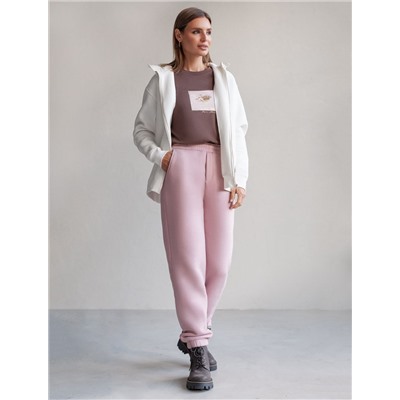 Худи на молнии из премиального футера трехнитки с начесом