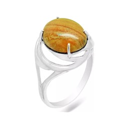 Кольцо из серебра яшма, КП86