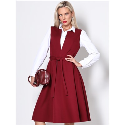 Сарафан Базовый сценарий, бордо