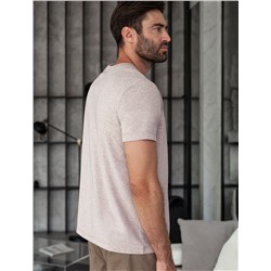 Футболка базовая полуприлегающая из премиального хлопка с эластаном