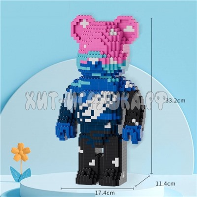 Конструктор 3D из миниблоков BEARBRICK 2422 дет. 88011, 88011