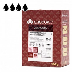 Шоколад Chocovic горький 69,6% 1,5 кг (CHD-N7CHVC-69B)