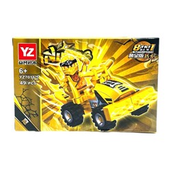 Конструктор NINJAS 8в1 Ниндзя и квадроцикл-трансформер 49дет. 14*9см  / YZ7016-5