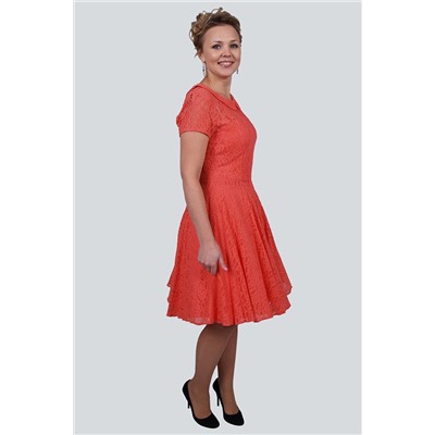 Zlata 1638A коралл, Платье