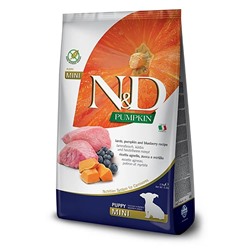 Фармина N&D Dog Pumpkin ягненок с черникой Puppy Mini 0,8кг 2030-67 АГ