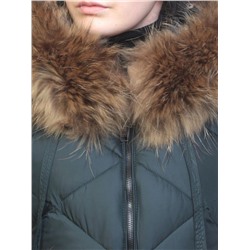 857 Куртка зимняя для девочки MALIYANA размер 6 - рост 116 см