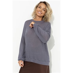 Свитшот серый в стиле oversize
