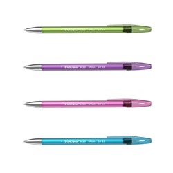 Ручка гел. черн. Erich Krause  R-301 Spring Gel Stick прозр. корпус 53349