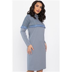 Платье трикотажное Нарина (серое) П14513-10М