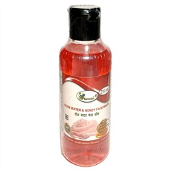 ROSE WATER & HONEY Face Wash, Karmeshu (ГЕЛЬ ДЛЯ УМЫВАНИЯ Розовая вода и Мёд, Кармешу), 210 мл.