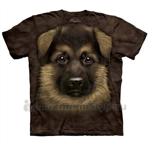 Футболка 2-5 лет (S) The Mountain "German Shepherd Puppy"
