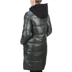 2193 DARK GREEN Куртка зимняя женская AIKESDFRS (200 гр. холлофайбера) размер  M - 44 российский