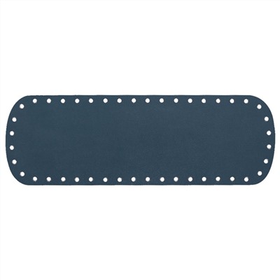 Кожа - Дно для сумки 10 х 30 см. Navy blue