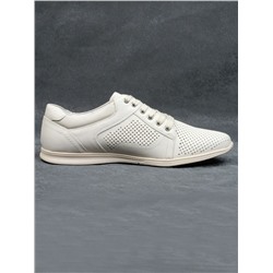 B1395-2 BEIGE Полуботинки спортивные мужские (натуральная кожа) размер
