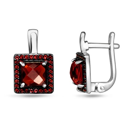 Серьги, гранат , наногранат, Алсу