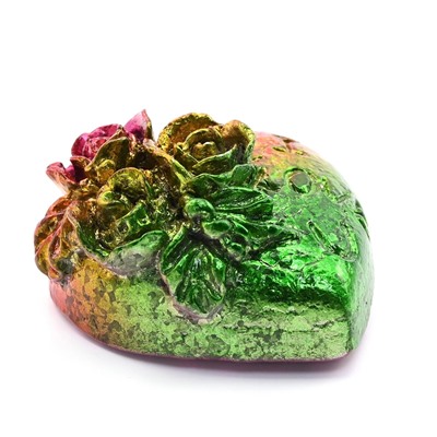 Висмут фигурка отливная "Сердце", 50*48*26мм.