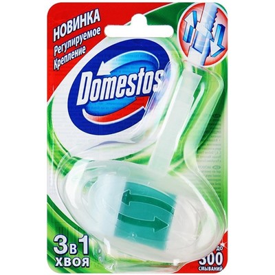 .DOMESTOS Осв.очист.д/унитаза  Хвоя 40г.