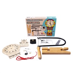 Набор для выпиливания лобзиком «Часы. Воздушный шар»