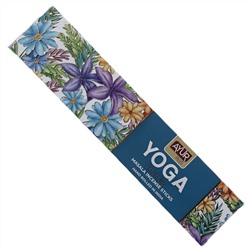 Luxury YOGA Masala Incense Sticks, Ayur Plus (ЙОГА, ароматические масала палочки ручной работы, Аюр Плюс), 18 г.