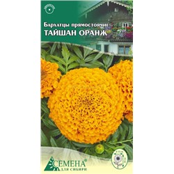 Бархатцы Тайшан Оранж прямост, 5шт (цв)