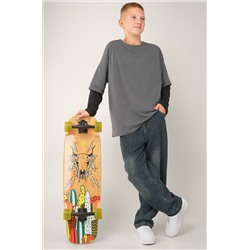 Лонгслив с двойным рукавом для мальчика Happyfox