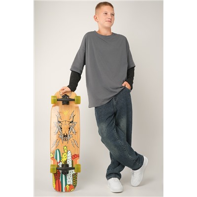 Лонгслив с двойным рукавом для мальчика Happyfox