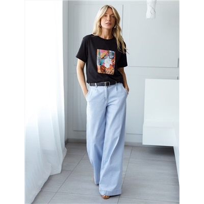 Футболка из премиального хлопка с авторским принтом