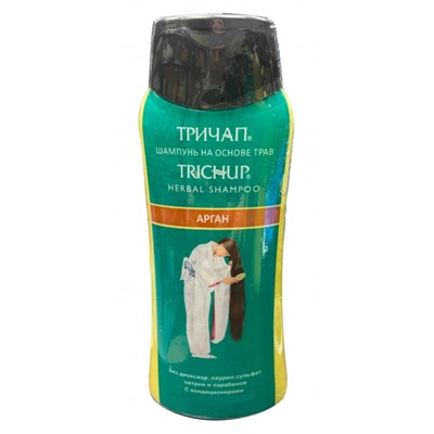 Trichup Herbal Shampoo ARGAN, Vasu (ТРИЧУП (ТРИЧАП) шампунь на основе трав, АРГАН, Васу), 400 мл.